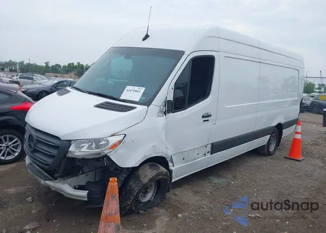 2022 Mercedes-Benz Sprinter 3500 High Roof V6 z USA, uszkodzony, nr VIN W1Y5EDHY3NT119381
